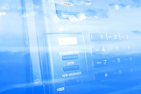 keyboard of the telephone