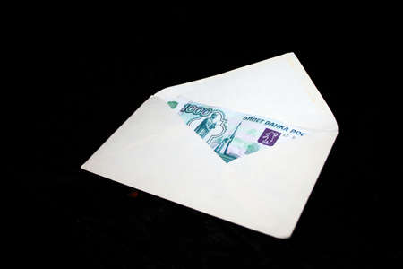 clean envelope,paper billsの写真素材