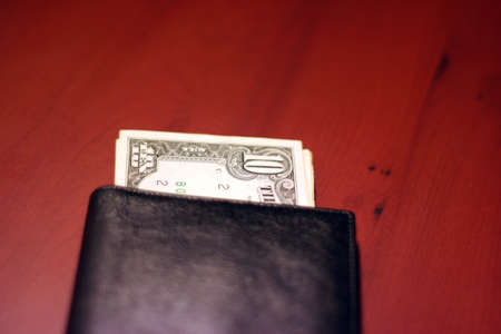 small money bills for current payment of the servicesの写真素材