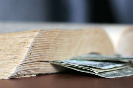 abstract scene with old paperの写真素材