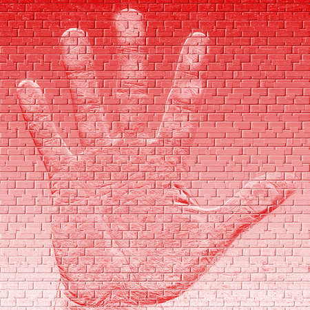 abstract scene hand person and texture surfaceの写真素材