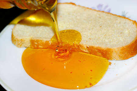 abstract scene with breadの写真素材