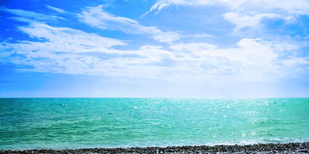 abstract scene with celestial landscape and seascapeの写真素材