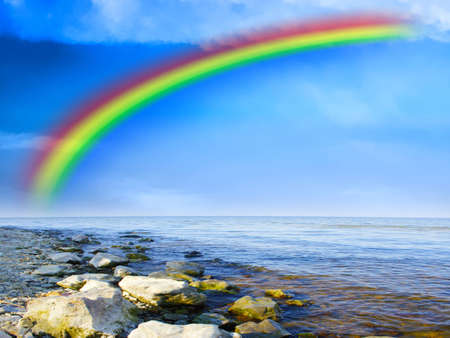 sky and seaの写真素材