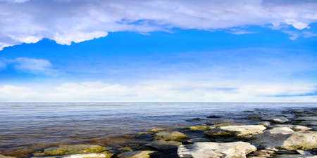 sky and seaの写真素材