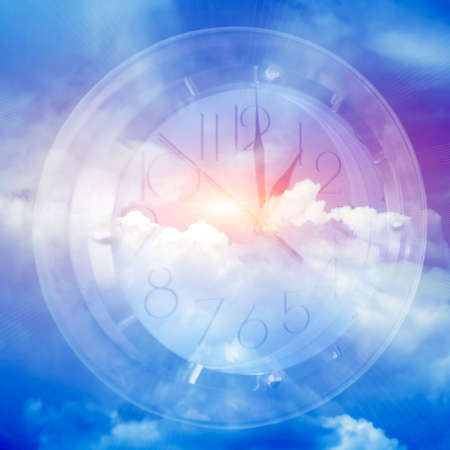 abstract current of timeの写真素材