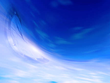 abstract current of timeの写真素材