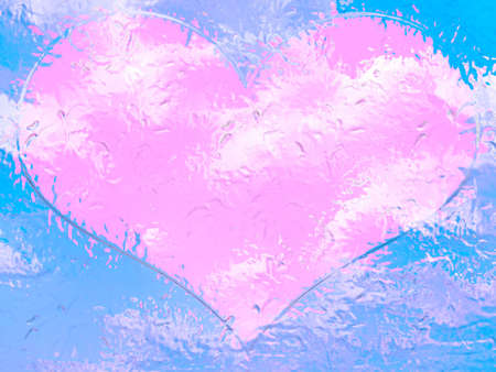 abstract background scene heart for congratulationの写真素材