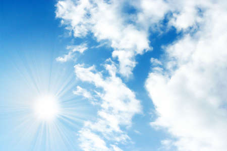 beautiful solar skyの写真素材