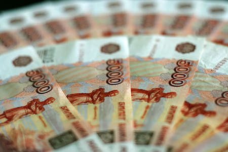 russian moneyの写真素材