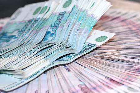 russian moneyの写真素材