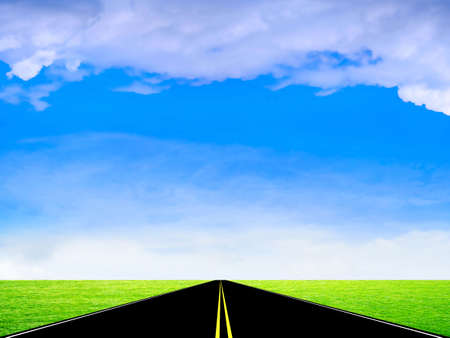 abstract scene routeの写真素材