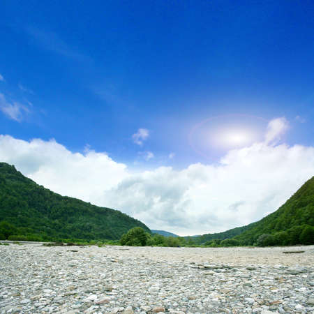 mountain topsの写真素材