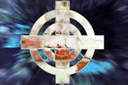 abstract background with pattern and textureの写真素材