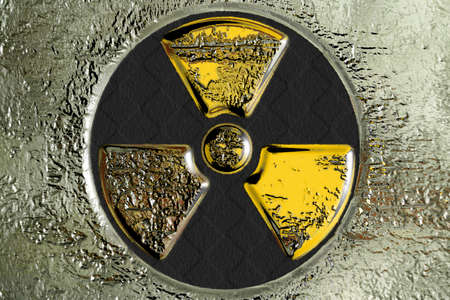abstract scene as background radiation danger