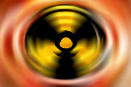 abstract scene as background radiation danger