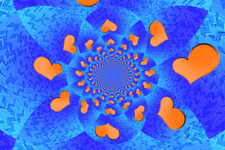 background with scene heartの写真素材