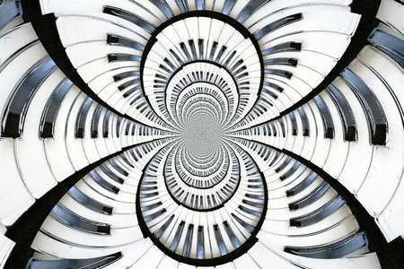 abstract keys of piano