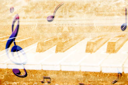 musical backgroundの写真素材