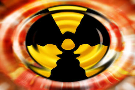 abstract scene as background radiation dangerの写真素材