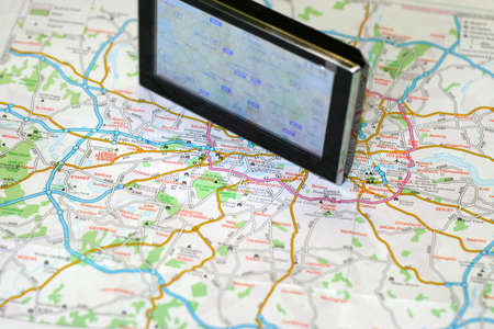 GPS and map