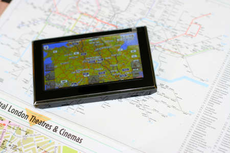 GPS and map