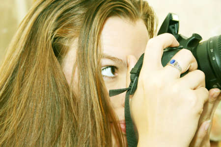 abstract scene making look younger girl