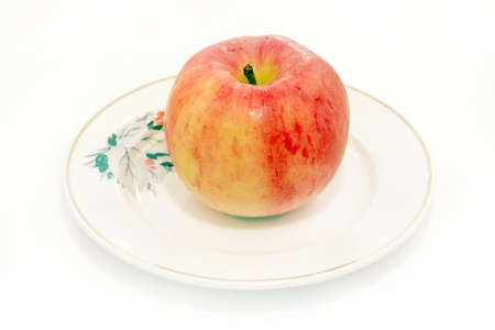 scene ripe apple as bio food backgroundの写真素材
