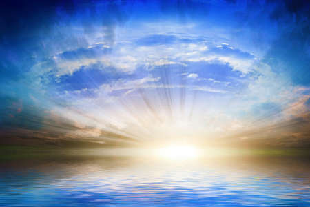 abstract sunny sky background