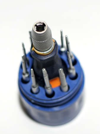 abstract scene screwdriver as industrial background