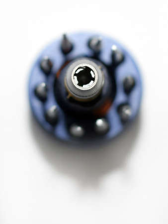 abstract scene screwdriver as industrial background