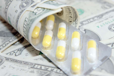 medical preparations and dollars as illustration public health