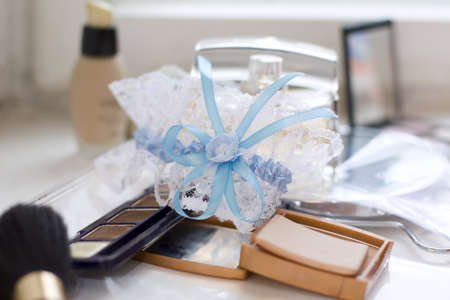 scene with set decorative make-upの写真素材