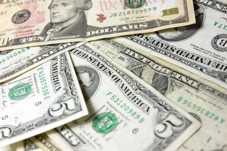 scene american dollars as illustration payment trade system
