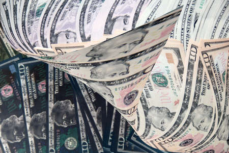 american dollars as illustration payment trade systemの写真素材