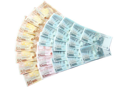 Scene euro as illustration payment trade system