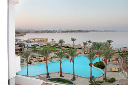 place rest and pool on the territory sea hotelのeditorial素材