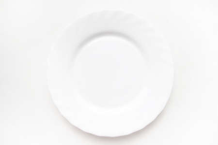white plateの写真素材