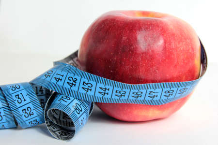 scene beautiful ripe apple as element correct feeding