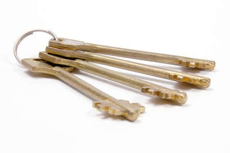 ligament on metallic ring big key for lock