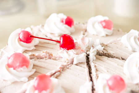 bit sweet cake as element holiday decoration