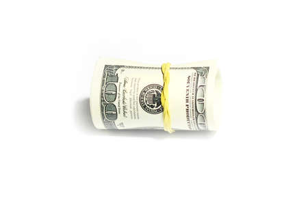 paper note dollars as part of the pay systemの写真素材