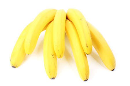 ripe juicy banana as element tropics floraの写真素材