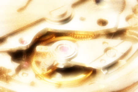 scene metallic gear and wheel as part clockwork