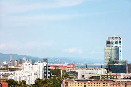 streets of Barcelona Spainのeditorial素材