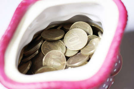 A several is a metallic rouble as part of the pay systemの写真素材