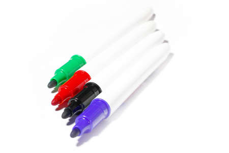 Several multi-colored felt-tip pens set of creativeの写真素材