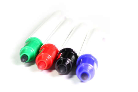 Several multi-colored felt-tip pens set of creativeの写真素材