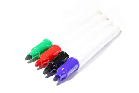 Several multi-colored felt-tip pens set of creativeの写真素材