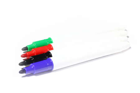 Several multi-colored felt-tip pens set of creativeの写真素材